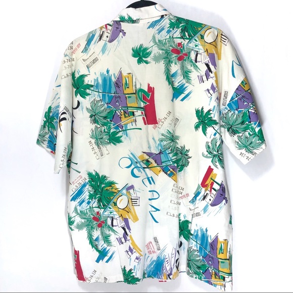 OCEAN PACIFIC Vintage Hawaiian Shirt - Picture 5 of 5